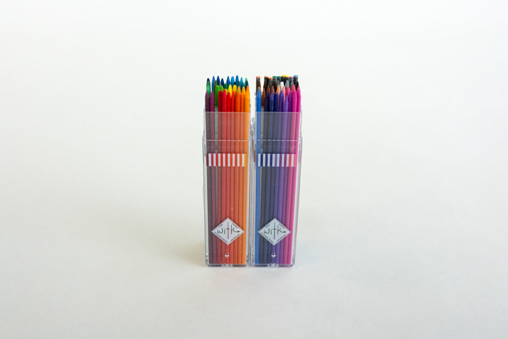 72 Colored + Graphite Leads In Folding With® Cases