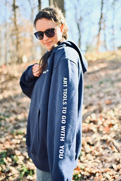 With® Navy Sunrise Hoodie